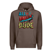 Coffee all american dude Premium Hoodie - Zillion Design Studio