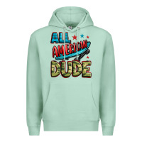 Seafoam all american dude Premium Hoodie - Zillion Design Studio