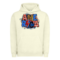 Pigment Pistachio america lightning bolt Urban Hoodie - Zillion Design Studio