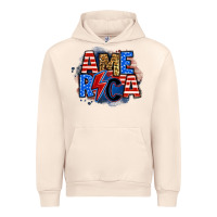 Sandshell america lightning bolt Urban Hoodie - Zillion Design Studio