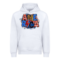 White america lightning bolt Urban Hoodie - Zillion Design Studio