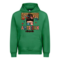 Emerald american mom junkie messy bun Urban Hoodie - Zillion Design Studio