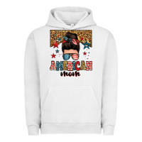 Pigment Lunar Rock american mom junkie messy bun Urban Hoodie - Zillion Design Studio