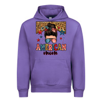 Tulip american mom junkie messy bun Urban Hoodie - Zillion Design Studio