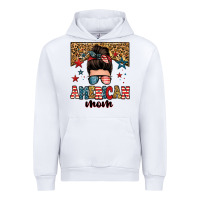 White american mom junkie messy bun Urban Hoodie - Zillion Design Studio