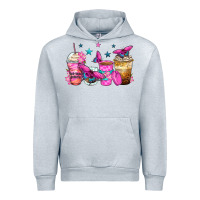 Heather Grey antisocial butterfly coffee cups Urban Hoodie - Zillion Design Studio