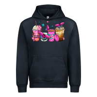 Navy antisocial butterfly coffee cups Urban Hoodie - Zillion Design Studio