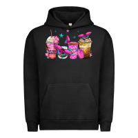 Pigment Black antisocial butterfly coffee cups Urban Hoodie - Zillion Design Studio