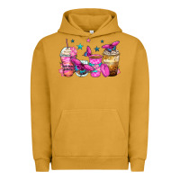 Pigment Peanut Butter antisocial butterfly coffee cups Urban Hoodie - Zillion Design Studio