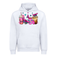 White antisocial butterfly coffee cups Urban Hoodie - Zillion Design Studio