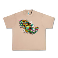 Burro Guerrero Mexico Sunflower Map Urban Heavy Tee - RanaPortraitStore
