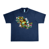Guerrero Mexico Sunflower Map Urban Heavy Tee | Teevron