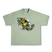 Oil Green Guerrero Mexico Sunflower Map Urban Heavy Tee - RanaPortraitStore