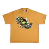 Peanut Butter Guerrero Mexico Sunflower Map Urban Heavy Tee - RanaPortraitStore