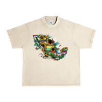 Sandshell Guerrero Mexico Sunflower Map Urban Heavy Tee - RanaPortraitStore