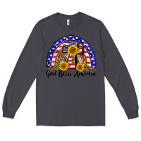 Smoke god bless america  rainbow Long Sleeve Tee - BarkalooDesign