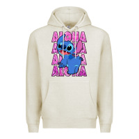 Oatmeal Heather aloha stitch Premium Hoodie - Zillion Design Studio