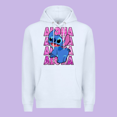 Aloha Stitch Premium Hoodie Designed By Zillion Design Studio
