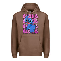 Chestnut aloha stitch Premium Hoodie - Zillion Design Studio