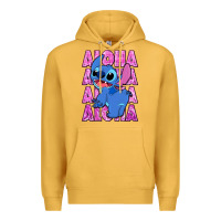 Mustard aloha stitch Premium Hoodie - Zillion Design Studio