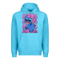 Ocean Blue aloha stitch Premium Hoodie - Zillion Design Studio