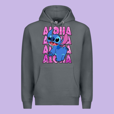 Aloha Stitch Premium Hoodie Designed By Zillion Design Studio