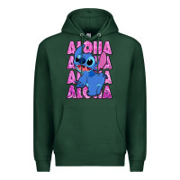 Sports Green aloha stitch Premium Hoodie - Zillion Design Studio