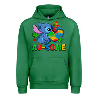 Emerald ausome stitch autism Urban Hoodie - Zillion Design Studio