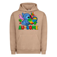 Pigment Burro ausome stitch autism Urban Hoodie - Zillion Design Studio