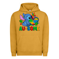 Pigment Peanut Butter ausome stitch autism Urban Hoodie - Zillion Design Studio