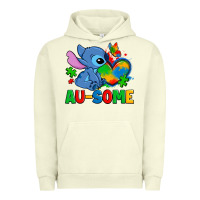 Pigment Pistachio ausome stitch autism Urban Hoodie - Zillion Design Studio