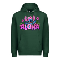 Sports Green aloha summer stitch Premium Hoodie - Zillion Design Studio