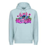Blue Mist aloha summer stitch Premium Hoodie - Zillion Design Studio