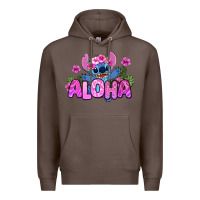Coffee aloha summer stitch Premium Hoodie - Zillion Design Studio