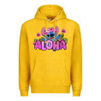 Lemon aloha summer stitch Premium Hoodie - Zillion Design Studio