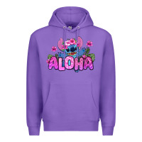 Purple aloha summer stitch Premium Hoodie - Zillion Design Studio