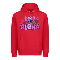 Red aloha summer stitch Premium Hoodie - Zillion Design Studio