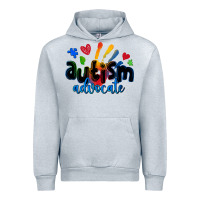 Heather Grey autism advocate Urban Hoodie - Zillion Design Studio