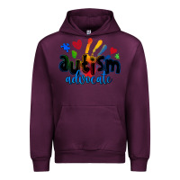 Mauve Wine autism advocate Urban Hoodie - Zillion Design Studio
