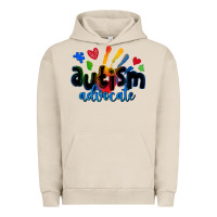 Pigment French Oak autism advocate Urban Hoodie - Zillion Design Studio