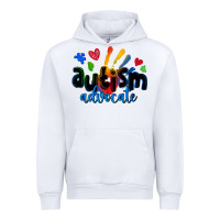 White autism advocate Urban Hoodie - Zillion Design Studio