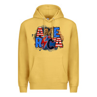 America Lightning Bolt Premium Hoodie | Teevron