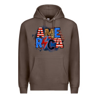 Coffee america lightning bolt Premium Hoodie - Zillion Design Studio