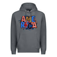 Rock america lightning bolt Premium Hoodie - Zillion Design Studio