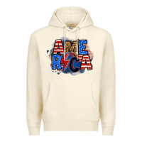 Sandshell america lightning bolt Premium Hoodie - Zillion Design Studio