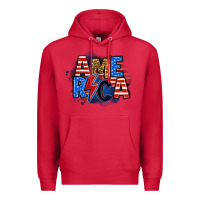 Cardinal america lightning bolt Premium Hoodie - Zillion Design Studio