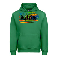 Emerald autism american flag Urban Hoodie - Zillion Design Studio