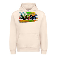 Sandshell autism american flag Urban Hoodie - Zillion Design Studio
