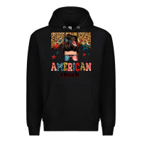 Black american mom junkie messy bun Premium Hoodie - Zillion Design Studio