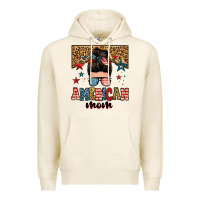 Tofu american mom junkie messy bun Premium Hoodie - Zillion Design Studio